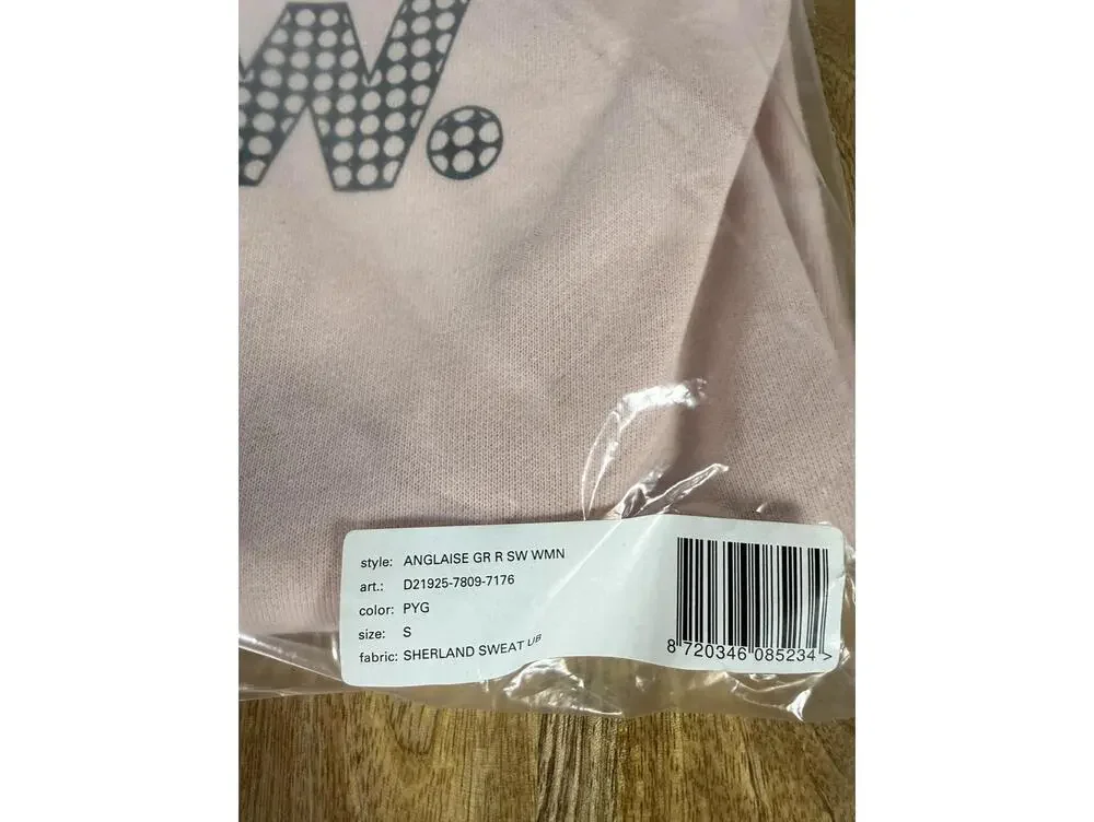 NWT G-Star RAW Anglaise Graphic Crewneck Sweatshirt Womens Pink Small $110 MSRP - Picture 8 of 8